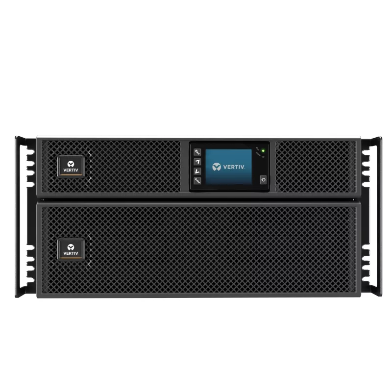 Vertiv Liebert GXT5 dvigubos konversijos UPS -5000VA/5000W| 230V| Su montavimo stove rinkiniu ir „Intellislot RDU101“ ryšio kortele| GXT5-5000IRT5UXLN