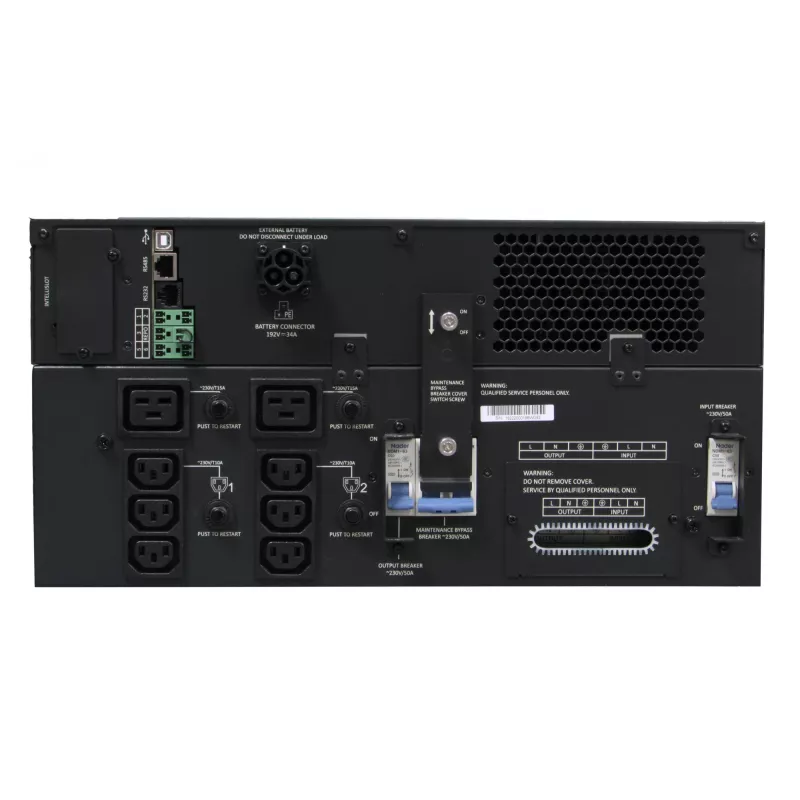 Vertiv Liebert GXT5 dvigubos konversijos UPS -5000VA/5000W| 230V| Su montavimo stove rinkiniu ir „Intellislot RDU101“ ryšio kortele| GXT5-5000IRT5UXLN