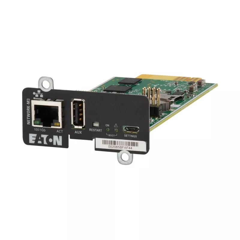 EATON CORPORATION Tinklo UPS valdymo kortelė Mini tinklo-M3 1,0 Gbps – pilnas dvipusis ryšys
