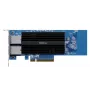 SYNOLOGY Ethernet adapteris E10G30-T2 dviportis 10gbe RJ45