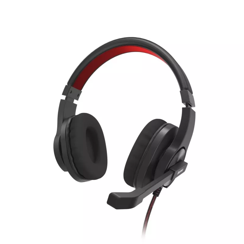 Hama HS-USB400 V2 Headset Wired Head-band Office/Call center USB Type-A Juoda, Red