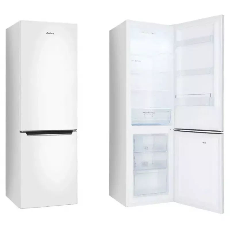 Šaldytuvo-šaldiklio derinys AMICA FK 2995.2FT(E) — 299 L, apatinis šaldiklis, No Frost, LED, E klasė