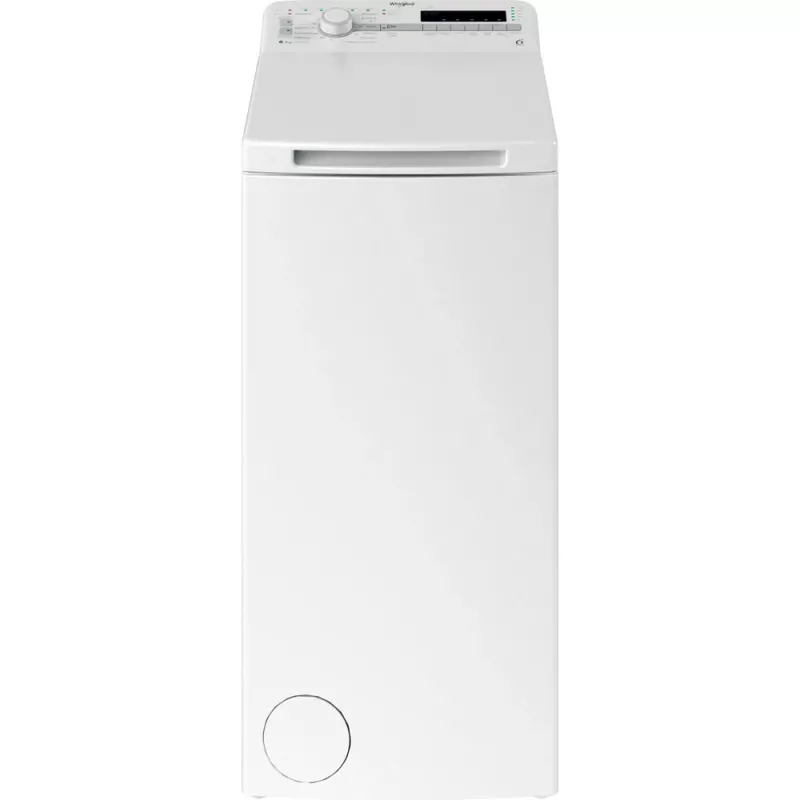 Whirlpool NTDLR 6040S PL/N skalbimo mašina su viršutiniu pakrovimu 6 kg 951 aps./min. Balta