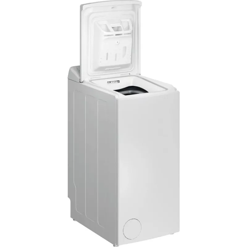 Whirlpool NTDLR 6040S PL/N skalbimo mašina su viršutiniu pakrovimu 6 kg 951 aps./min. Balta