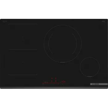 Bosch Serie 6 PVS831HB1E kaitlentė Juoda Įmontuojama 80 cm Zonų indukcinė kaitlentė 4 zonos
