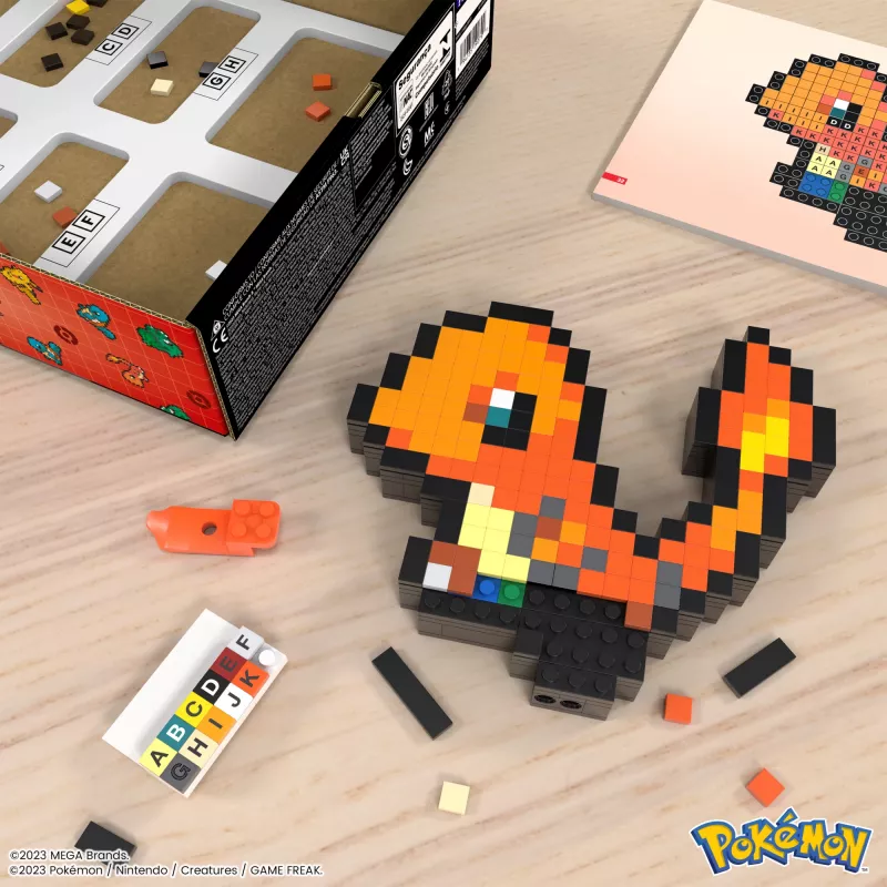 MEGA Pokémon Showcase Charmander, 13 metų, Plastikas, 484 g