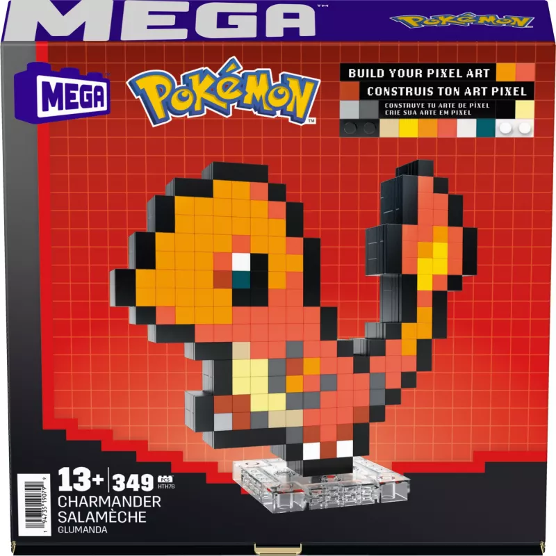 MEGA Pokémon Showcase Charmander, 13 metų, Plastikas, 484 g