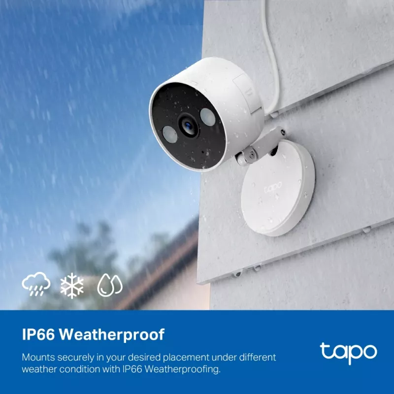 IP apsaugos kamera TP-Link Tapo C120, skirta naudoti viduje ir lauke