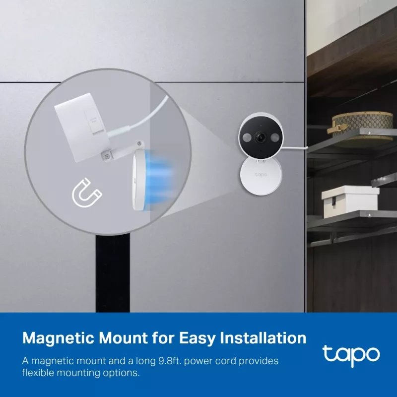 IP apsaugos kamera TP-Link Tapo C120, skirta naudoti viduje ir lauke
