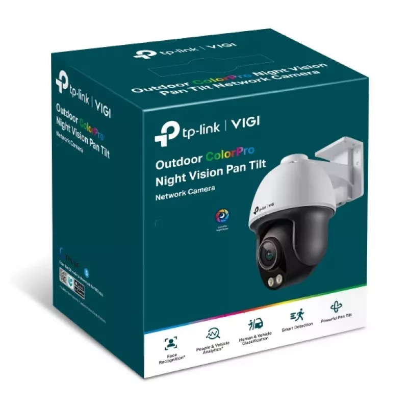 TP-Link VIGI C540S(4mm) bokštelinė IP apsaugos kamera viduje ir lauke 2688 x 1520 pikselių luboms/sienai