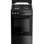 Beko FSE52321DBD viryklė Laisvai pastatoma viryklė Elektrinė Dujinė Juoda