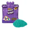 Kinetic Sand , Castle Case su 1 lb žydros spalvos žaidimų smėliu, laikymo konteineris, sensoriniai žaislai vaikams nuo 3 metų