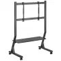 Grindinis stovas TECHLY 366983, skirtas 45–90 colių televizoriams, juodas, plieninis, aukštis 1026–1126 mm, maks. VESA 800x400, apkrova 60 kg