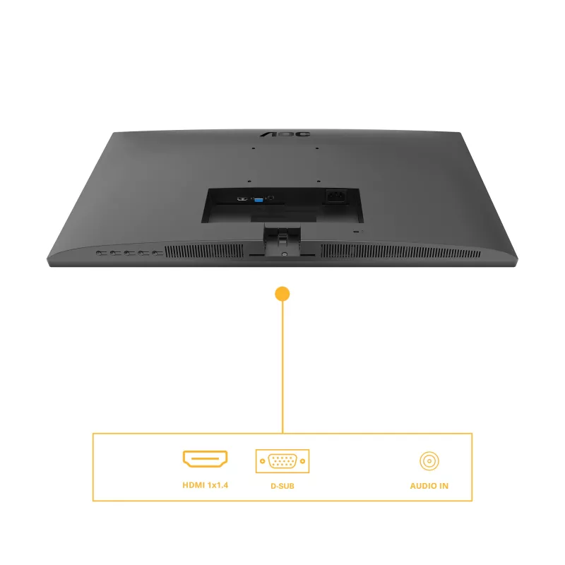 AOC 24B3HA2 kompiuterio monitorius 60,5 cm (23,8 colio) 1920 x 1080 pikselių Full HD LED juodas