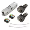 RJ45 toolless kištukas QOLTEC 54540 CAT6 STP ekranuotiems Ethernet kabeliams