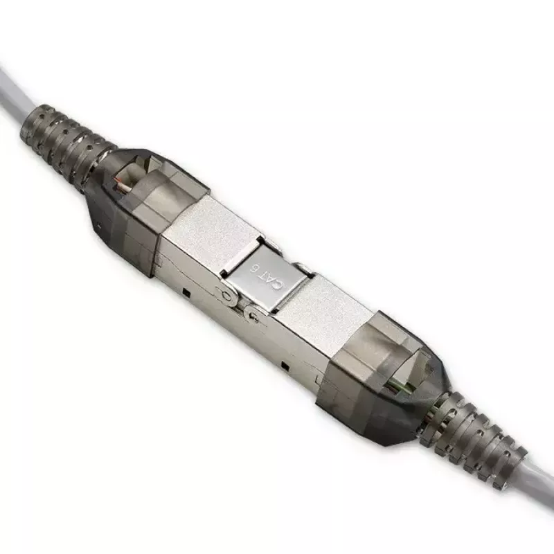 RJ45 toolless kištukas QOLTEC 54540 CAT6 STP ekranuotiems Ethernet kabeliams