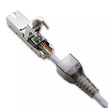 RJ45 toolless kištukas QOLTEC 54540 CAT6 STP ekranuotiems Ethernet kabeliams