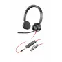 HP Poly Juodawire 3325 Stereo USB-C Headset +3.5mm Plug +USB-C/A Adapter
