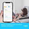 TP-Link Tapo Smart Temperature & Humidity Monitor, Indoor, Temperature & humidity sensor, Freestanding, Wireless, -20 - 60 °C, 0 - 99%