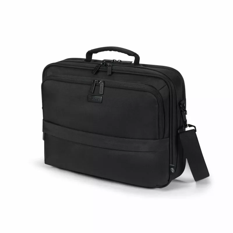 DICOTA Eco Multi Core - 15-17,3 col. nešiojamojo kompiuterio krepšys - juodas / 300d 100% perdirbtas PET poliesteris