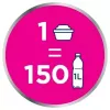 Vandens filtro kasetė BRITA Maxtra PRO Pure Performance, balta, 4 vnt., 150 L/mėn.