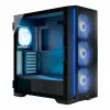 PC korpusas MODECOM Horizon ARGB FLOW MIDI Juoda — E-ATX palaikymas, grūdintas stiklas, ARGB, USB-C, maks. GPU 400 mm