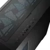 PC korpusas MODECOM Horizon ARGB FLOW MIDI Juoda — E-ATX palaikymas, grūdintas stiklas, ARGB, USB-C, maks. GPU 400 mm