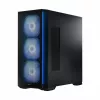 PC korpusas MODECOM Horizon ARGB FLOW MIDI Juoda — E-ATX palaikymas, grūdintas stiklas, ARGB, USB-C, maks. GPU 400 mm