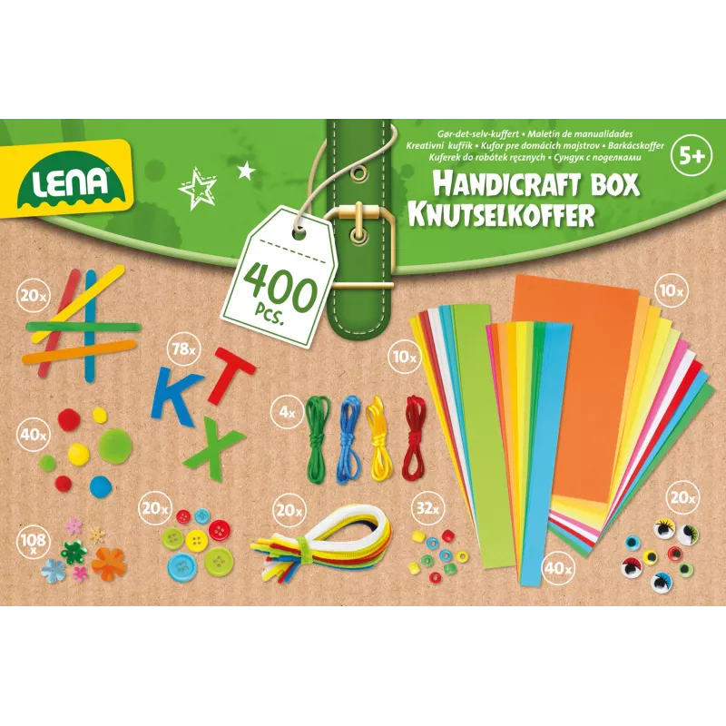 Vaikų dailės rinkinys Lena SM42713 įvairiaspalvis nuo 5 metų