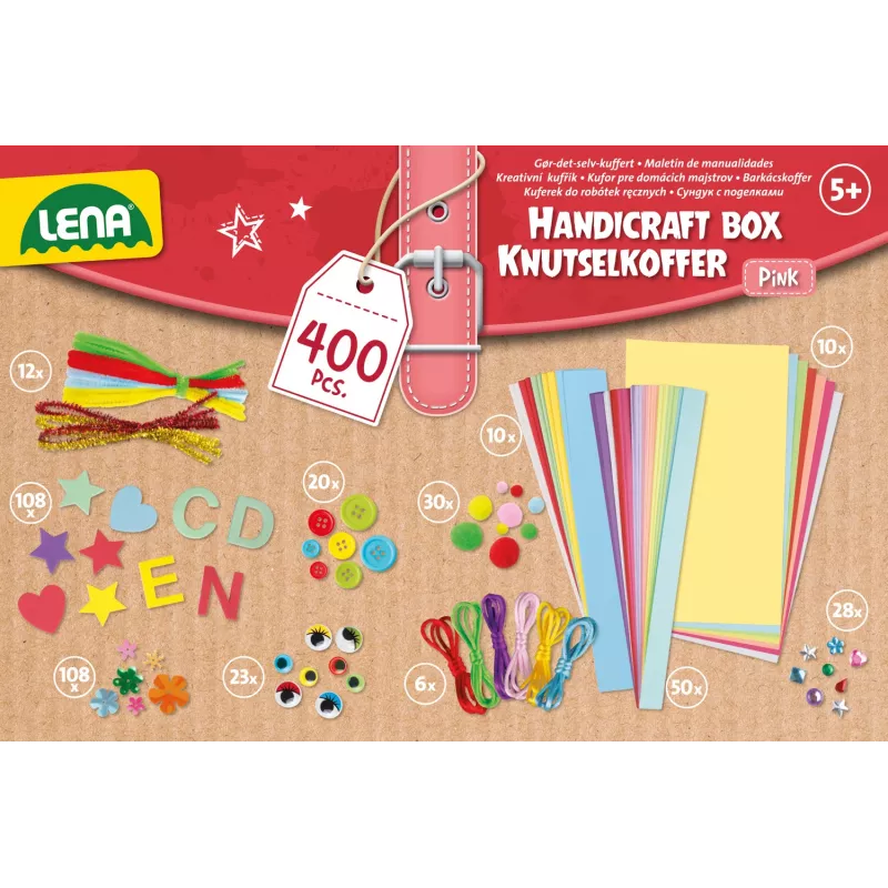 Vaikų dailės rinkinys Lena SM42714 Įvairiaspalvis amžius 5+