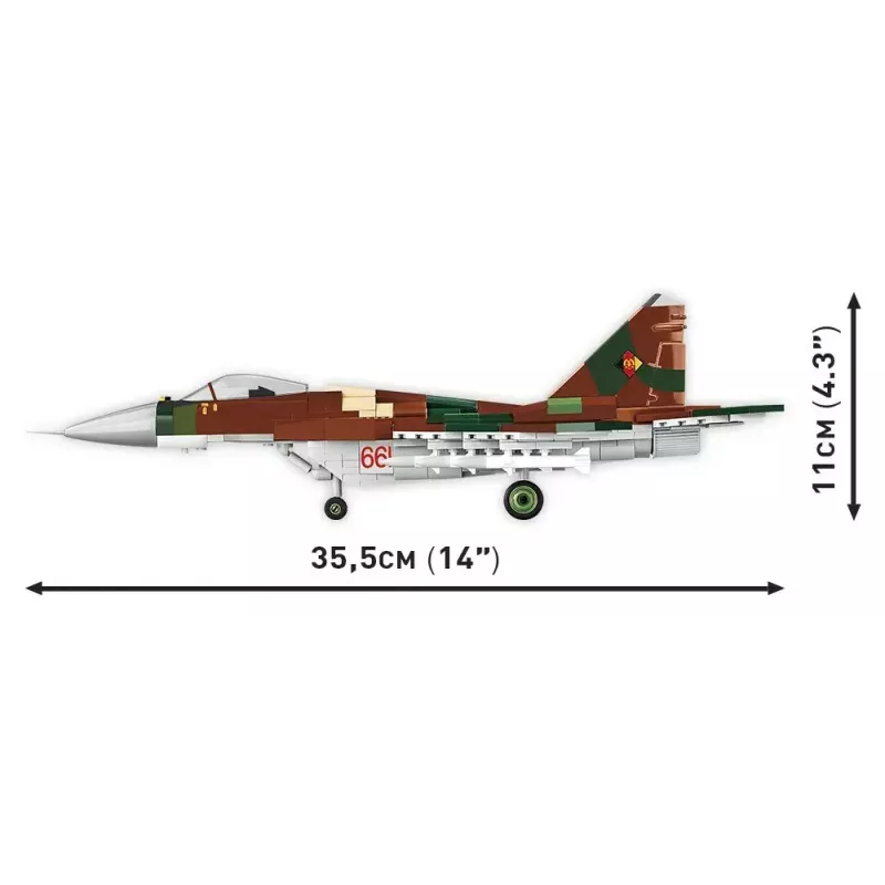 Konstruktorius Cobi MiG-29 Rytų Vokietija 5851 — 300 dalių rinkinys