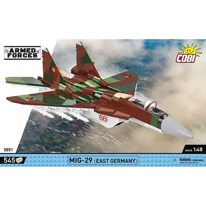 Konstruktorius Cobi MiG-29 Rytų Vokietija 5851 — 300 dalių rinkinys