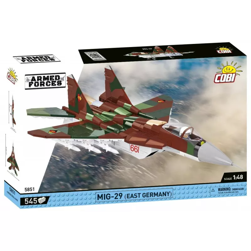 Konstruktorius Cobi MiG-29 Rytų Vokietija 5851 — 300 dalių rinkinys