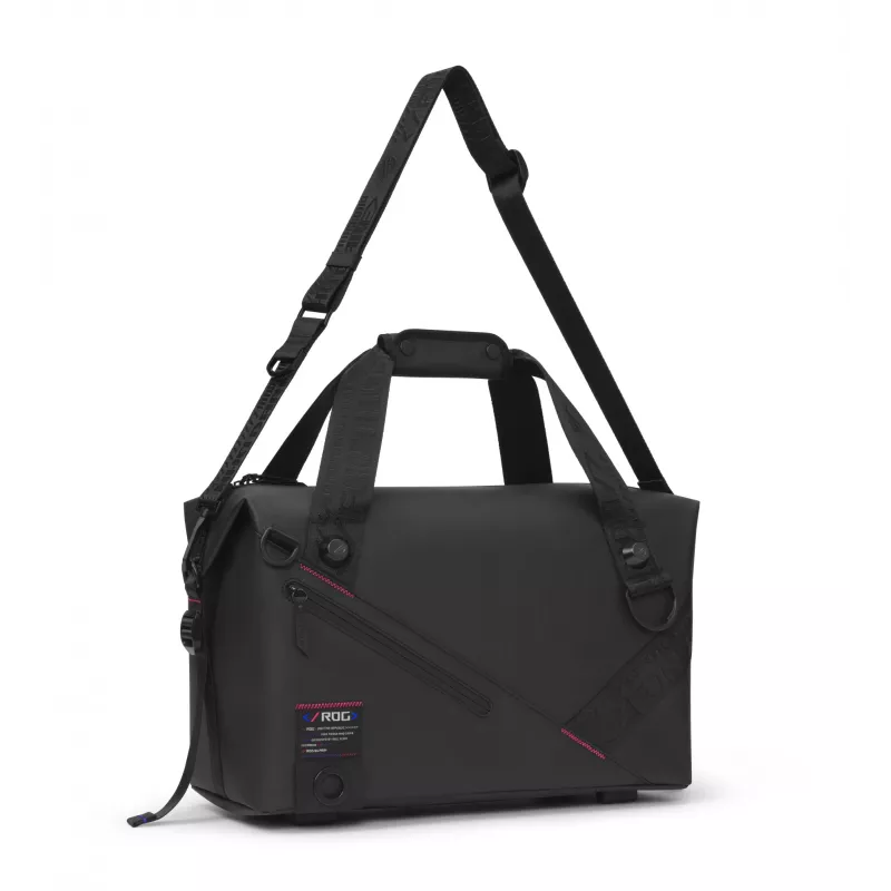 ASUS ROG SLASH Duffle krepšys Poliesteris, Poliuretanas (PU), Termoplastinis poliuretanas (TPU) Juodas Vyras Rankinė