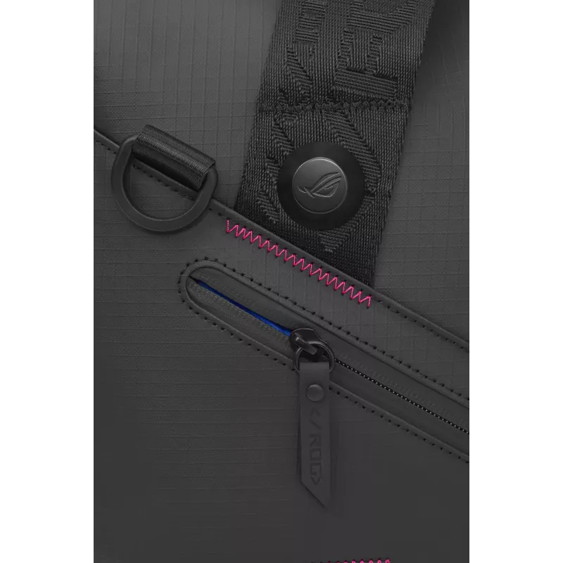 ASUS ROG SLASH Duffle krepšys Poliesteris, Poliuretanas (PU), Termoplastinis poliuretanas (TPU) Juodas Vyras Rankinė