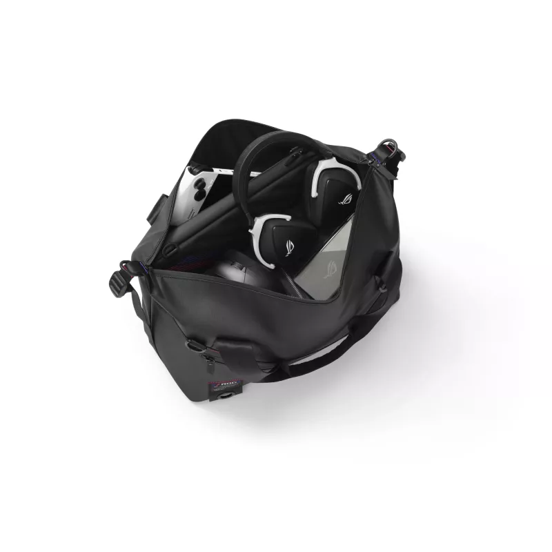 ASUS ROG SLASH Duffle krepšys Poliesteris, Poliuretanas (PU), Termoplastinis poliuretanas (TPU) Juodas Vyras Rankinė