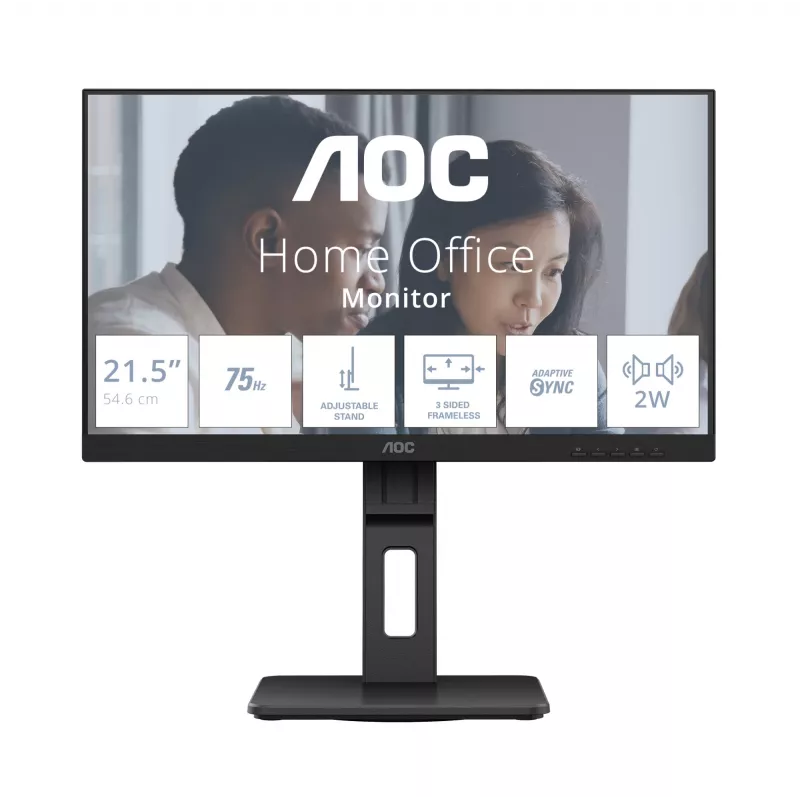 AOC E2 22E2UMF kompiuterio monitorius 54,6 cm (21,5 colio) 1920 x 1080 pikselių Full HD LED juodas