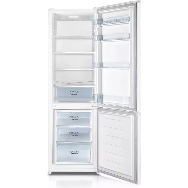Laisvai pastatomas šaldytuvas-šaldiklis Gorenje RK4182PW4, 269 L bendros talpos (198 L šaldytuvas, 71 L šaldiklis), baltas, apatinis šaldiklis