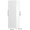 Gorenje šaldytuvas R619EEW5 BK070B, 398 L, SN-N, 38 dB, E, balta