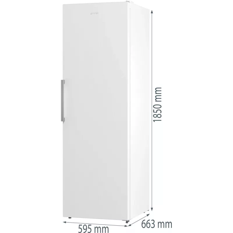Gorenje šaldytuvas R619EEW5 BK070B, 398 L, SN-N, 38 dB, E, balta