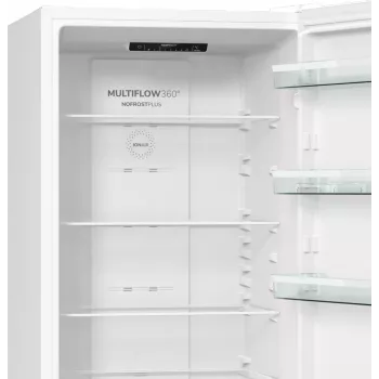 Gorenje Kombinuotas šaldytuvas-šaldiklis NRK6202EW4 BK070B, 331 L, No Frost (šaldytuvas), SN-N, 9 kg/24h, E, Balta