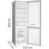 Gorenje HZS28862 RK4182PS4 RL_PRIL, 269 L, N-ST, 39 dB, 3.2 kg/24h, E, Pilka