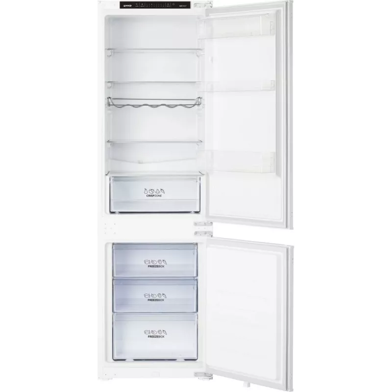 Gorenje Kombinuotas šaldytuvas-šaldiklis NRKI418EP1 BE, 246 l, No Frost (šaldytuvas), N-ST, 3 kg/24h, E, Balta