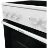 Gorenje GEC5A41WG laisvai pastatoma viryklė Elektrinė Keraminė kaitlentė Balta