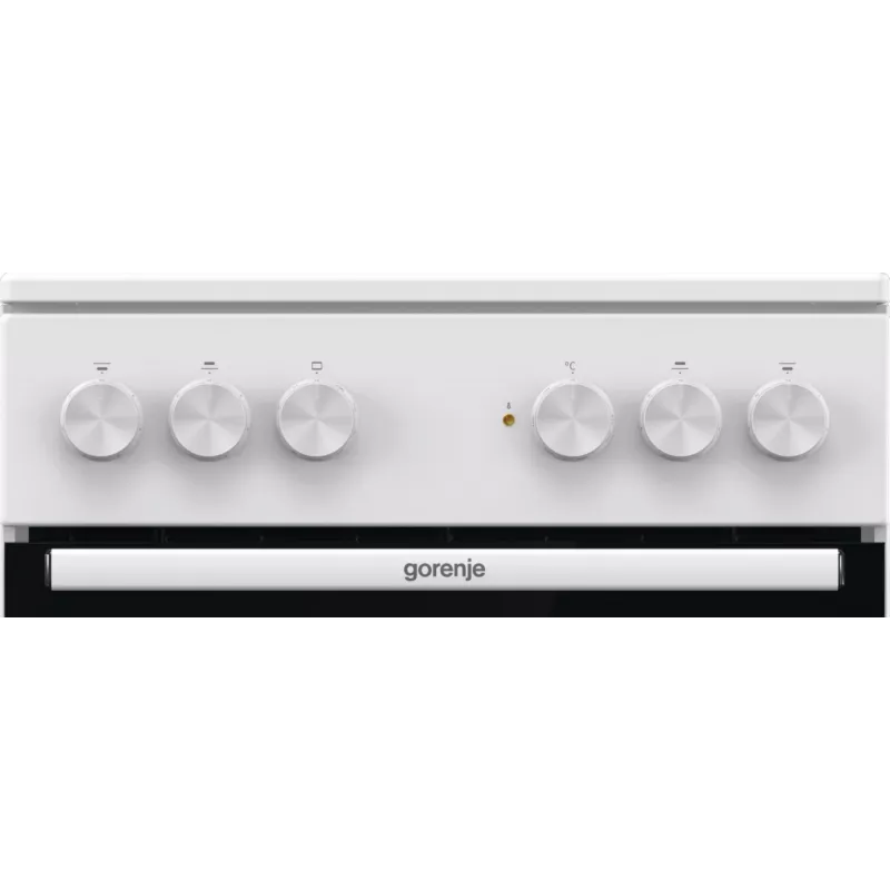 Gorenje GEC5A41WG laisvai pastatoma viryklė Elektrinė Keraminė kaitlentė Balta