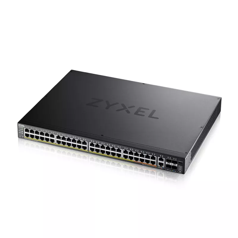 Zyxel XGS2220-54HP valdomas L3 Gigabit Ethernet (10/100/1000) maitinimo per Ethernet (PoE) komutatorius
