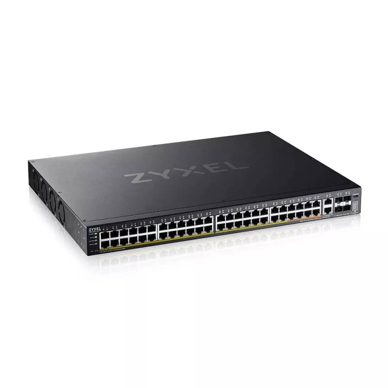 Zyxel XGS2220-54HP valdomas L3 Gigabit Ethernet (10/100/1000) maitinimo per Ethernet (PoE) komutatorius