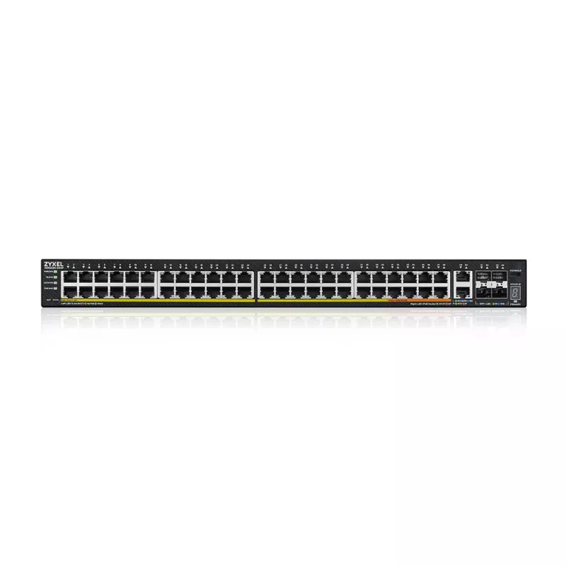 Zyxel XGS2220-54HP valdomas L3 Gigabit Ethernet (10/100/1000) maitinimo per Ethernet (PoE) komutatorius