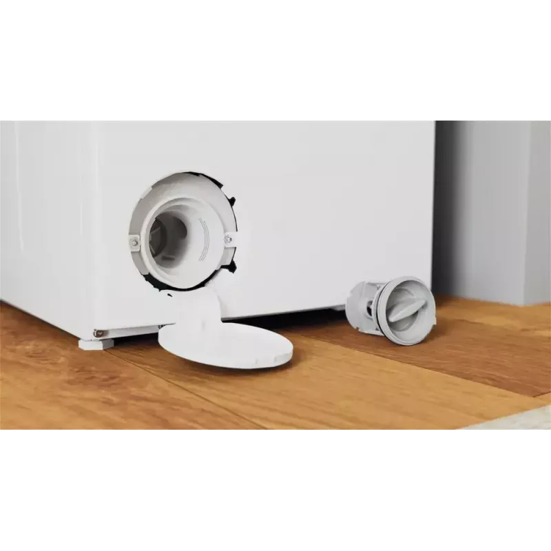 Skalbimo mašina su viršutiniu įkrovimu Indesit BTW L60400 EE/N — 6 kg, 1000 aps./min., 400×600×900 mm, balta