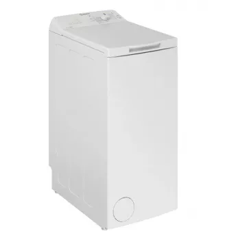 Skalbimo mašina su viršutiniu įkrovimu Indesit BTW L60400 EE/N — 6 kg, 1000 aps./min., 400×600×900 mm, balta